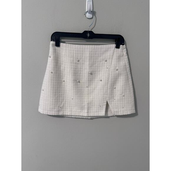 New Altar'd State Preppy Cream Pearl Matching Set Size Medium - Picture 4 of 6